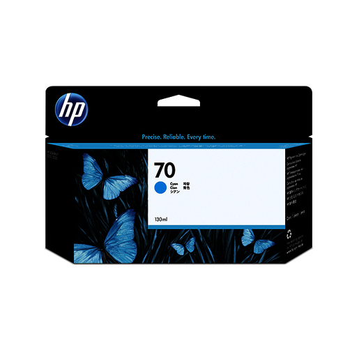 HP DesignJet 70 Ink Cartridge - Cyan - 130 ml