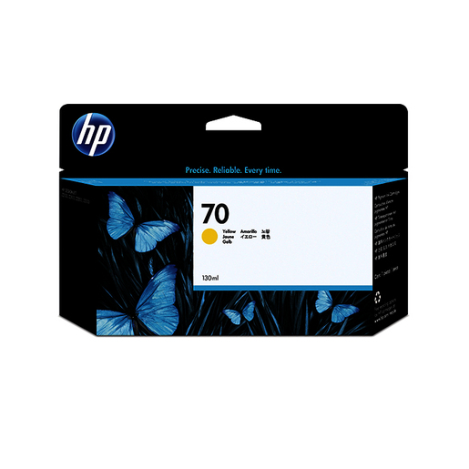 HP DesignJet 70 Ink Cartridge - Yellow - 130 ml
