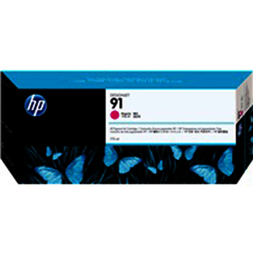 HP DesignJet 91 Ink Cartridge - Magenta - 775 ml