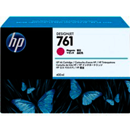 HP DesignJet 761 Ink Cartridge - Magenta - 400 ml