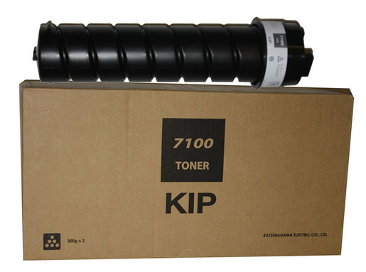 KIP 7100 Toner Cartridges - Black - 300 g - Pack of 2