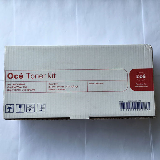Océ PlotWave 700/750 Black Toner Kits (2 X 500 g) with Waste Container