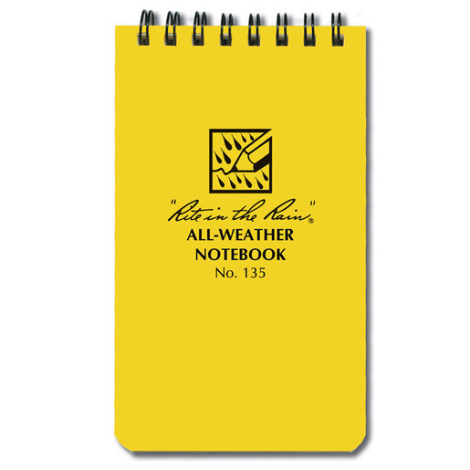 Rite in the Rain Notebook Yellow 3x5