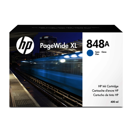 HP PageWide XL 848A Ink Cartridge - Cyan - 400 ml