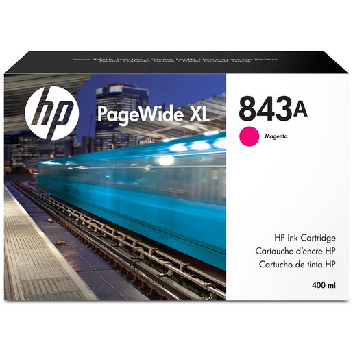 HP PageWide XL 843A Ink Cartridge - Magenta - 400 ml