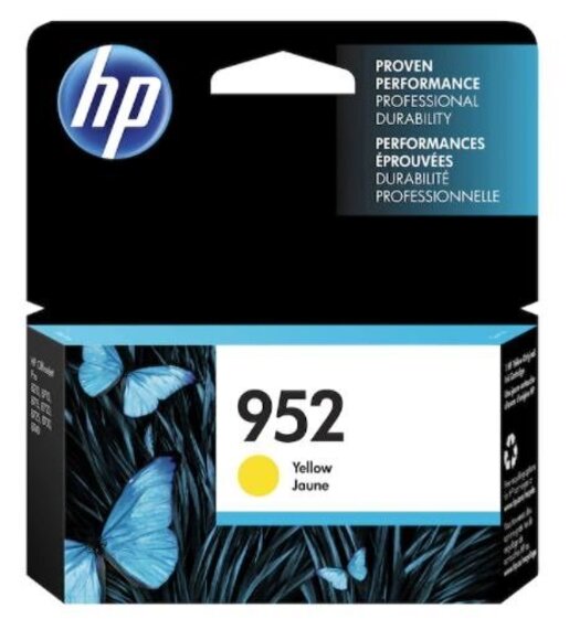 HP OfficeJet 952 Ink Cartridge - Yellow - 9 ml