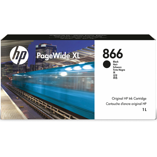 HP PageWide XL 866 Ink Cartridge - Black - 1 L