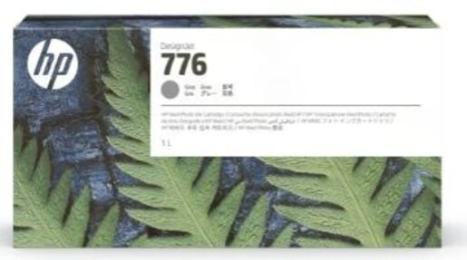 HP DesignJet 776 Ink Cartridge - Grey - 1 L