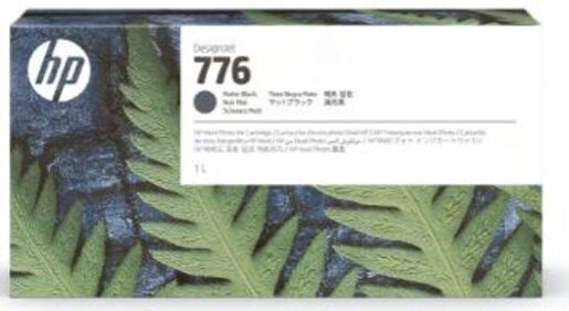 HP DesignJet 776 Ink Cartridge - Matte Black - 1 L