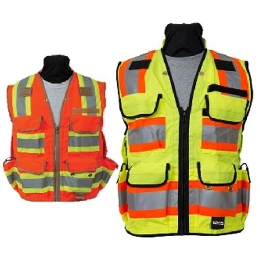 Utility Safety Vest-Small (Flo. Orange)