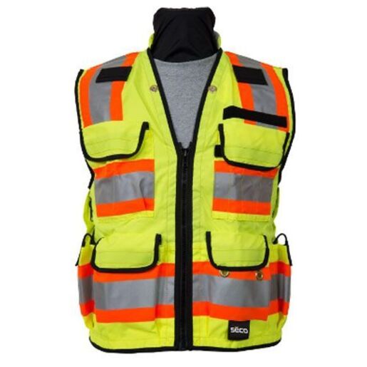 Utility Safety Vest-Jumbo (Flo. Yellow)