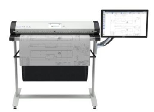 WideTEK 36CL Wide Format Scanner for HP DesignJet/PageWide (36 inch color scanner + stand + 21 inch touch screen + PrintWizard LFP)