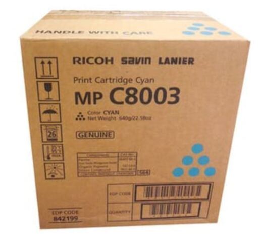 Ricoh MPC6503 / MPC8003 Toner Cartridge - Cyan