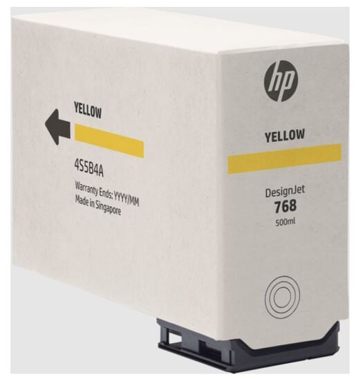 HP DesignJet 768 Ink Cartridge - Yellow - 500 ml