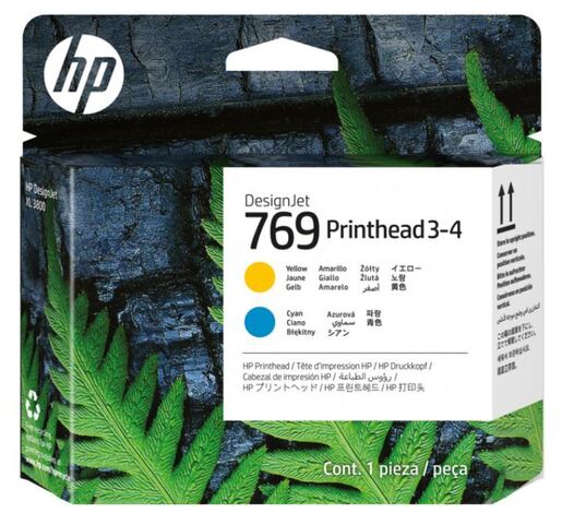 HP DesignJet 769 Print Head - Cyan and Yellow (3-4)